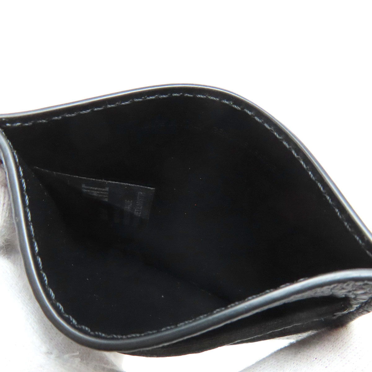 MaisonMargiela logo Card Case Leather Ladies [Used]