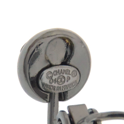 CHANEL COCO Mark Pearl Stone Earring Metal Ladies [Used]