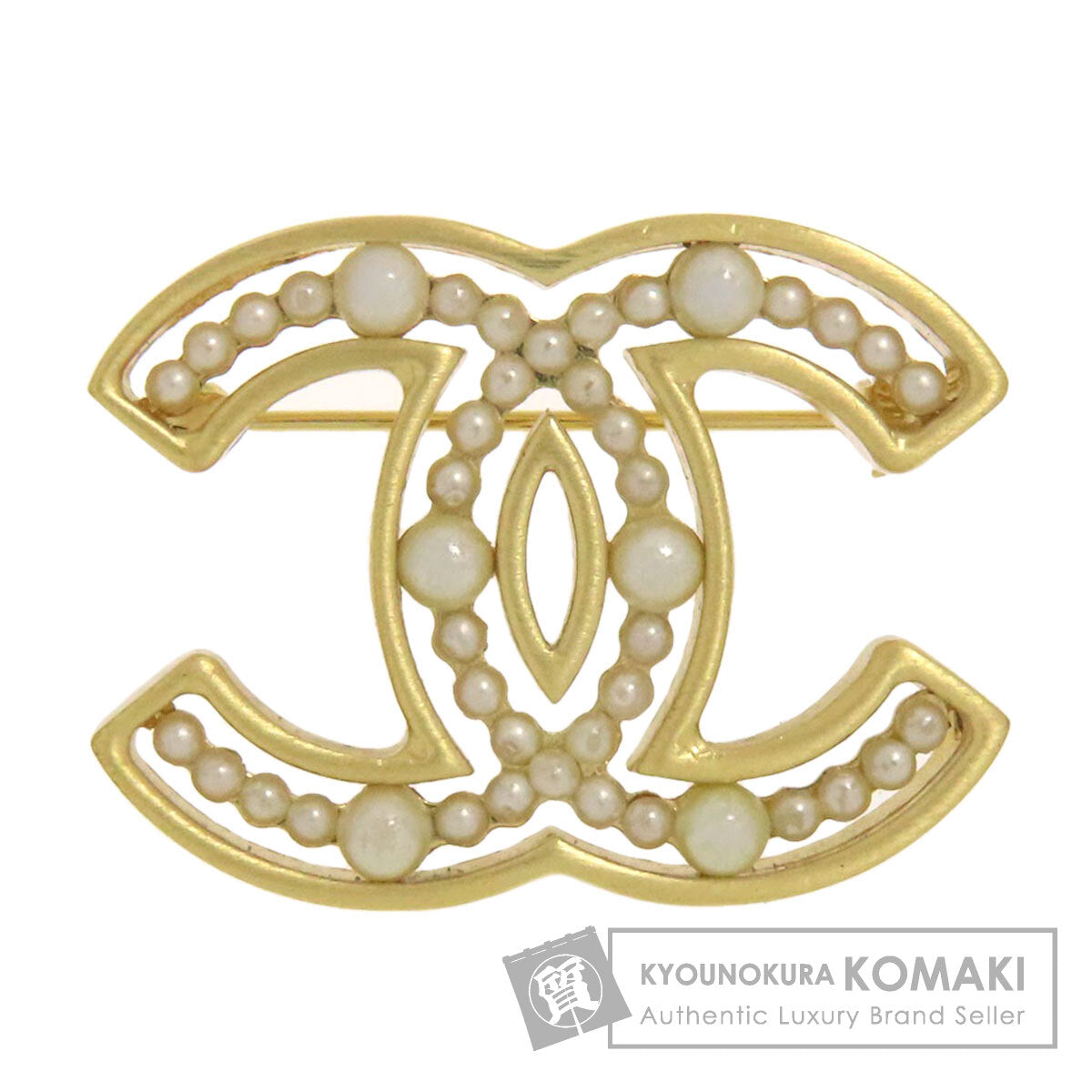 CHANEL COCO Mark Brooch Metal Ladies [Used]