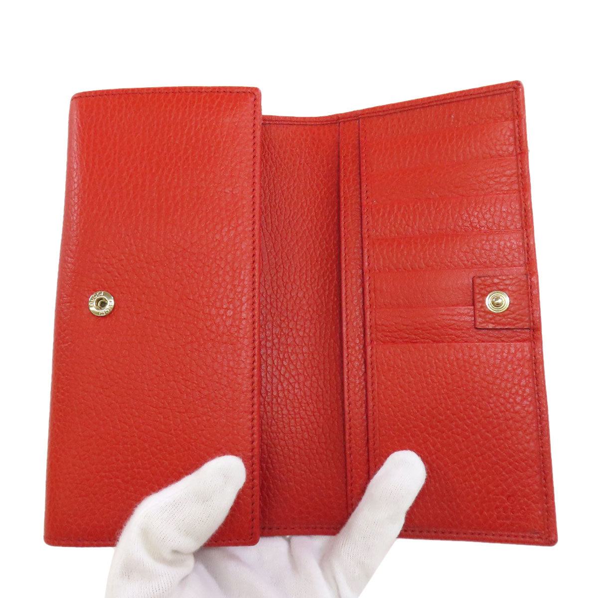 GUCCI 354498 Swing Long wallet (with coin pocket) Leather Ladies [Used]