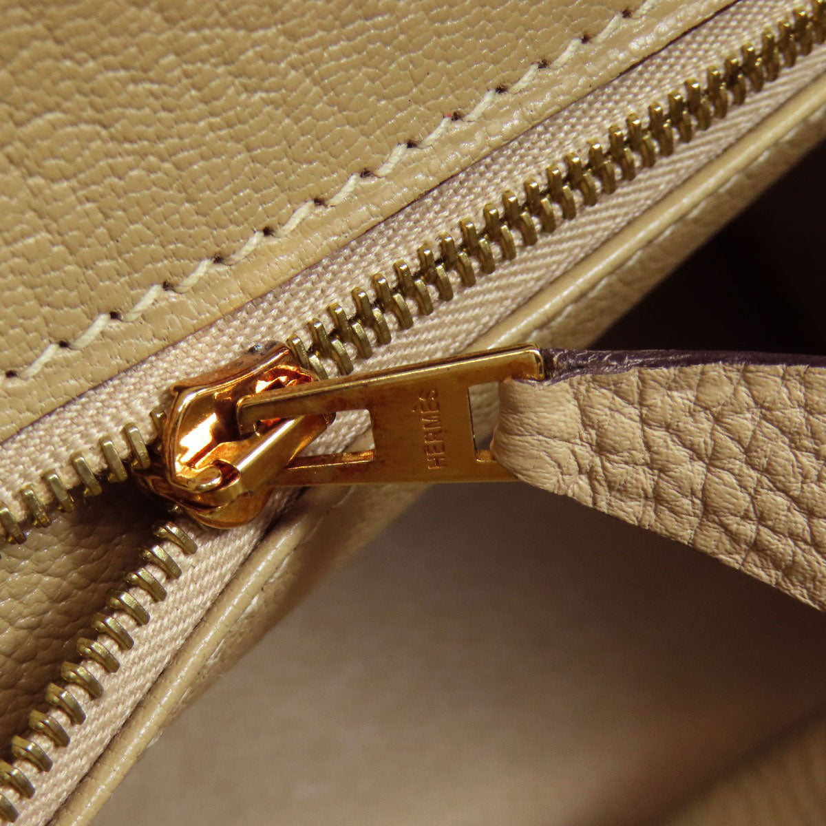 HERMES Birkin 30 Trench GoldHardware Handbag Taurillon Clemence Ladies [Used]