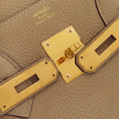 HERMES Birkin 30 Trench GoldHardware Handbag Taurillon Clemence Ladies [Used]
