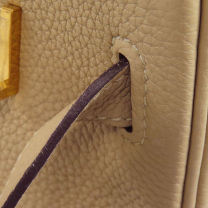 HERMES Birkin 30 Trench GoldHardware Handbag Taurillon Clemence Ladies [Used]