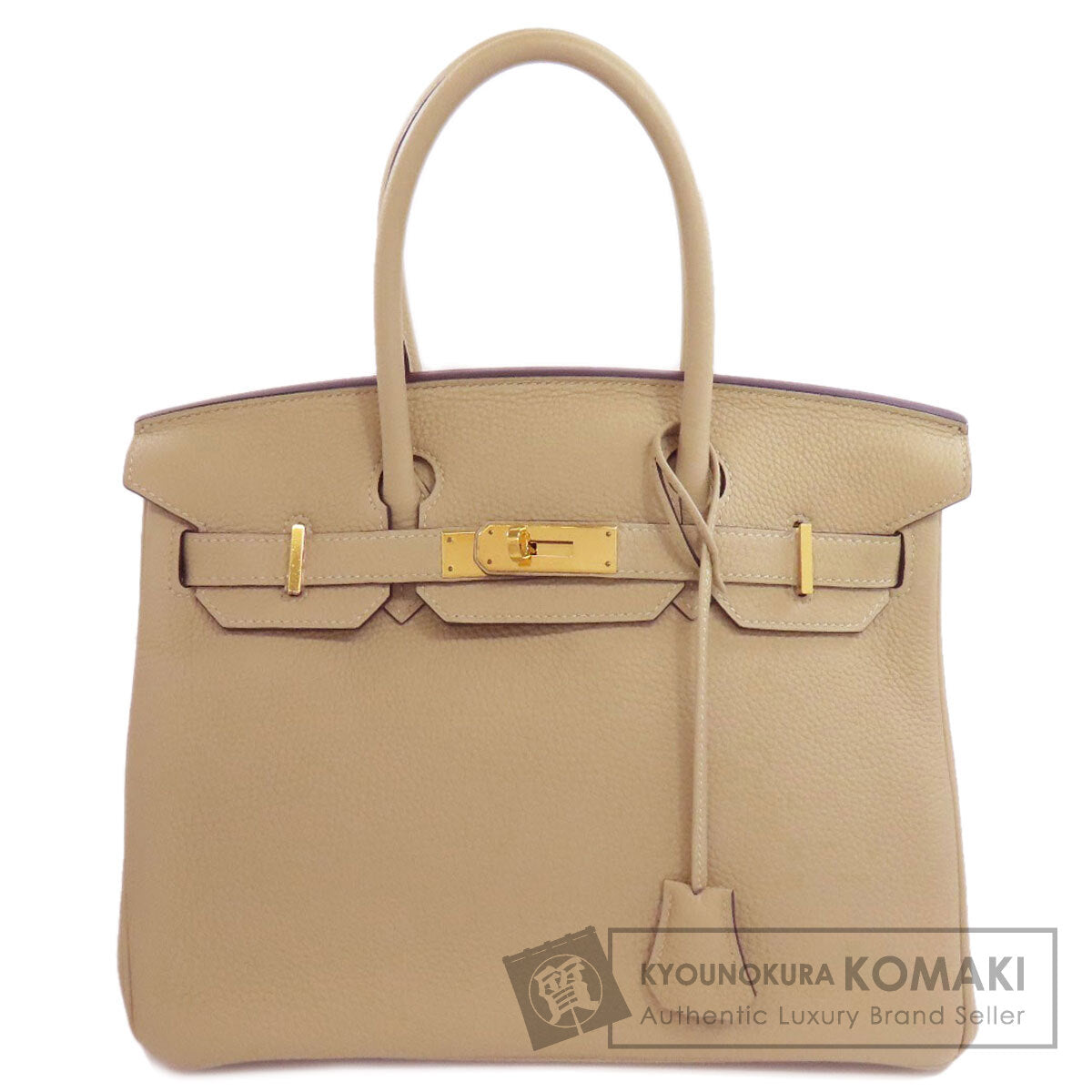 HERMES Birkin 30 Trench GoldHardware Handbag Taurillon Clemence Ladies [Used]