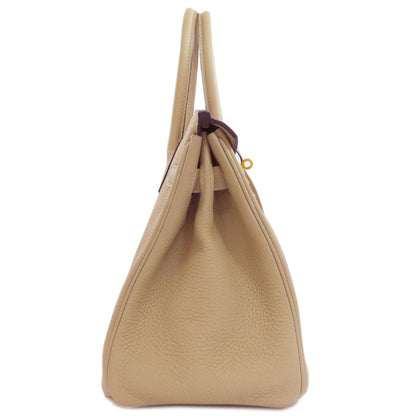 HERMES Birkin 30 Trench GoldHardware Handbag Taurillon Clemence Ladies [Used]