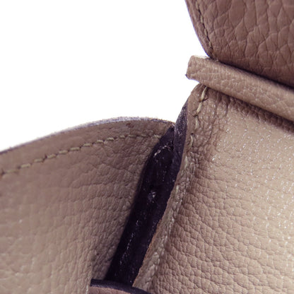 HERMES Birkin 35 Tourtiere Grey Silver Hardware Handbag Taurillon Clemence Ladies [Used]