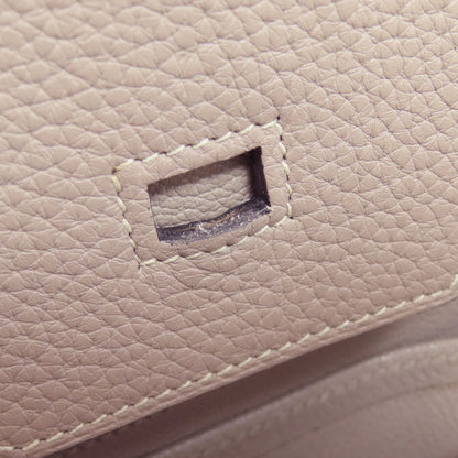 HERMES Birkin 35 Tourtiere Grey Silver Hardware Handbag Taurillon Clemence Ladies [Used]
