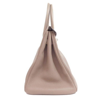 HERMES Birkin 35 Tourtiere Grey Silver Hardware Handbag Taurillon Clemence Ladies [Used]