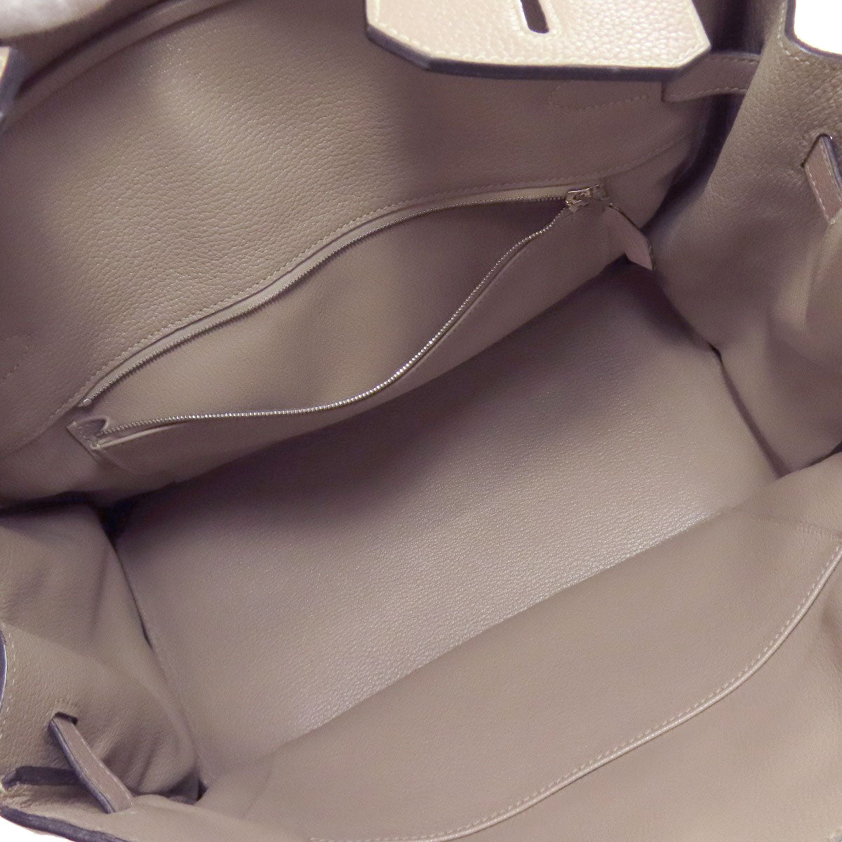 HERMES Birkin 35 Tourtiere Grey Silver Hardware Handbag Taurillon Clemence Ladies [Used]