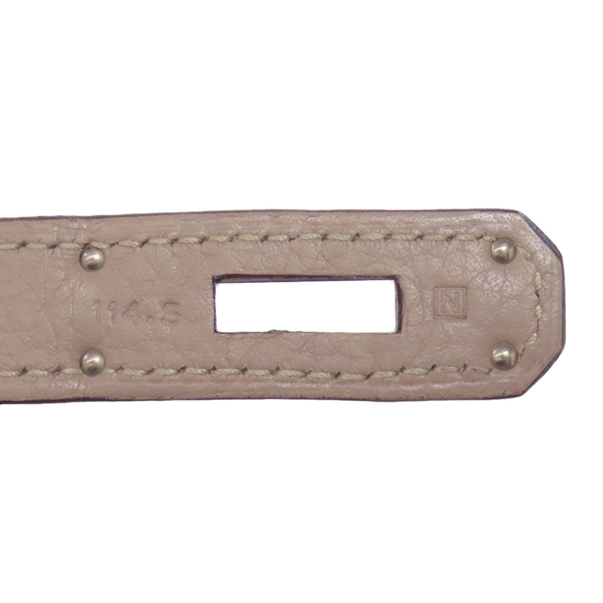 HERMES Birkin 35 Tourtiere Grey Silver Hardware Handbag Taurillon Clemence Ladies [Used]