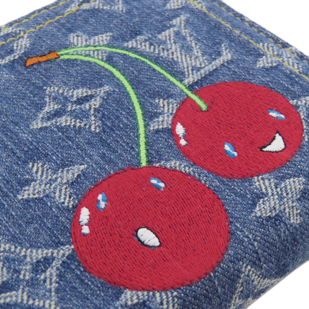 LOUIS VUITTON  M23161 LVxTM Zippy Wallet Long wallet (with coin pocket)  Denim Ladies [Used]