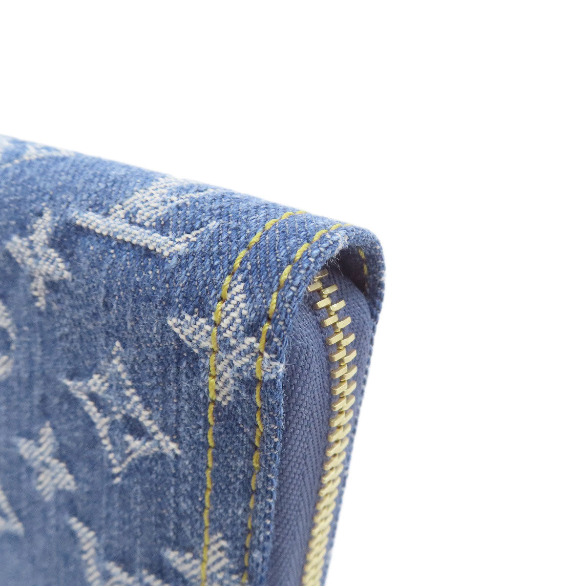 LOUIS VUITTON  M23161 LVxTM Zippy Wallet Long wallet (with coin pocket)  Denim Ladies [Used]