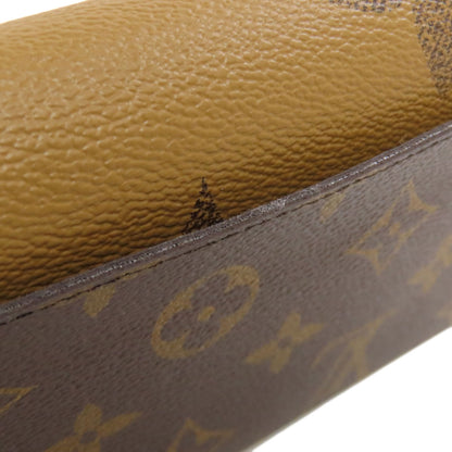 LOUIS VUITTON M80726 Portefeiulle Â· Sarah Long wallet (with coin pocket) Monogram reverse Ladies [Used]