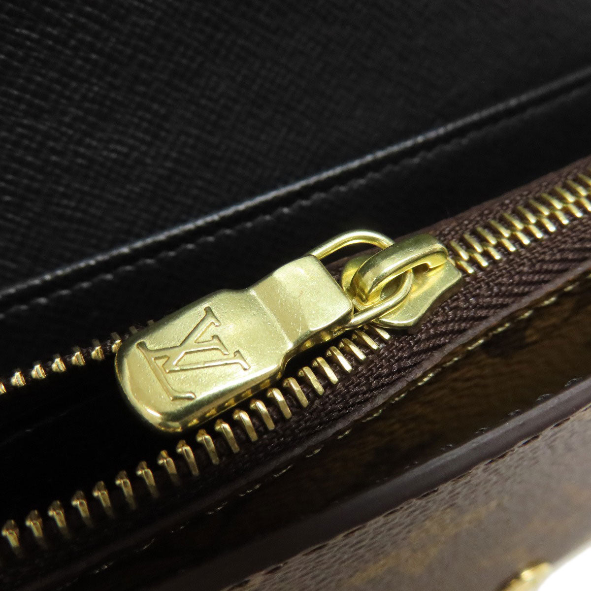 LOUIS VUITTON M80726 Portefeiulle Â· Sarah Long wallet (with coin pocket) Monogram reverse Ladies [Used]