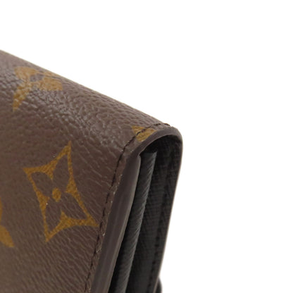 LOUIS VUITTON M80726 Portefeiulle Â· Sarah Long wallet (with coin pocket) Monogram reverse Ladies [Used]