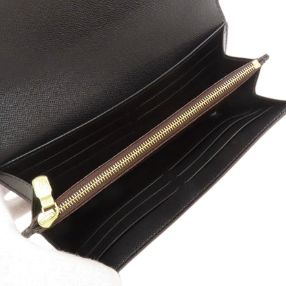 LOUIS VUITTON M80726 Portefeiulle Â· Sarah Long wallet (with coin pocket) Monogram reverse Ladies [Used]