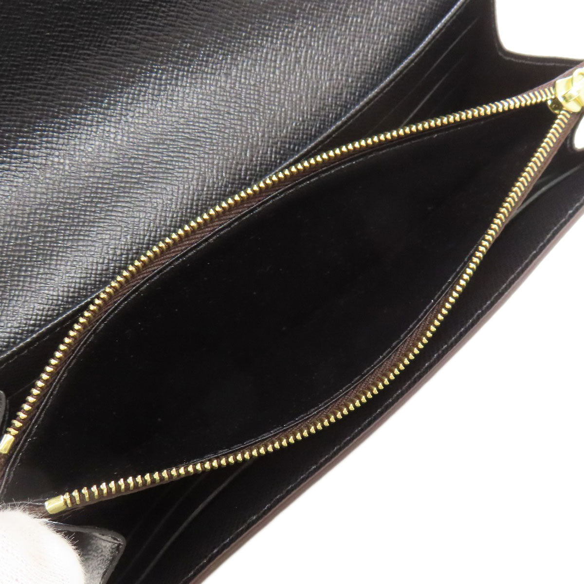 LOUIS VUITTON M80726 Portefeiulle Â· Sarah Long wallet (with coin pocket) Monogram reverse Ladies [Used]