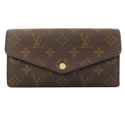 LOUIS VUITTON M62236 Portefeiulle Â· Sarah Long wallet (with coin pocket) Monogram canvas Ladies [Used]