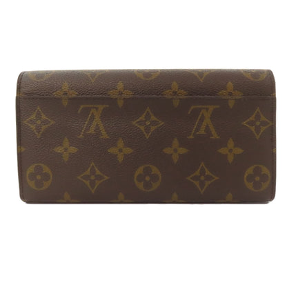 LOUIS VUITTON M62236 Portefeiulle Â· Sarah Long wallet (with coin pocket) Monogram canvas Ladies [Used]
