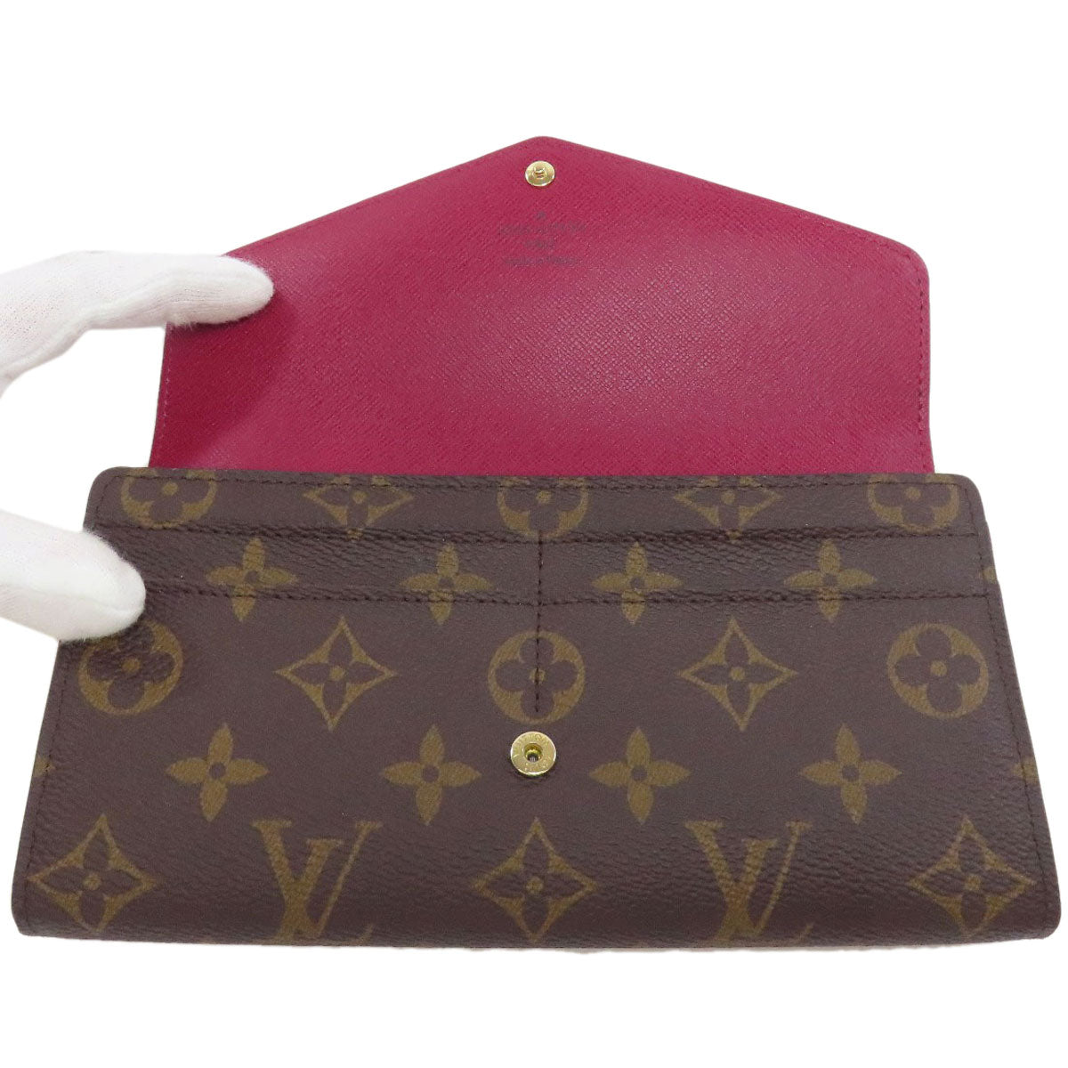 LOUIS VUITTON  M62234 Portefeiulle ?? Sarah Long wallet (with coin pocket)  Monogram canvas Ladies [Used]
