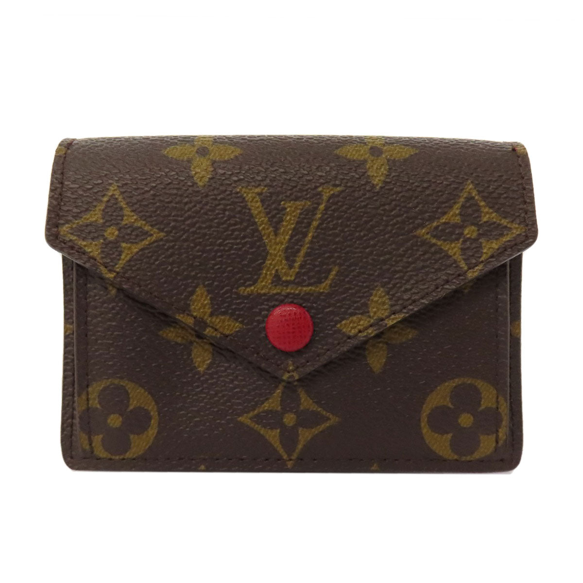 LOUIS VUITTON M93802 Portefeiulle Marie Card Case Monogram canvas Ladies [Used]