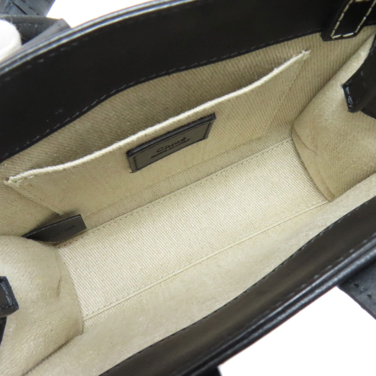 CHLOE Woody Mini 2WAY Shoulder Bag Calf Ladies [Used]