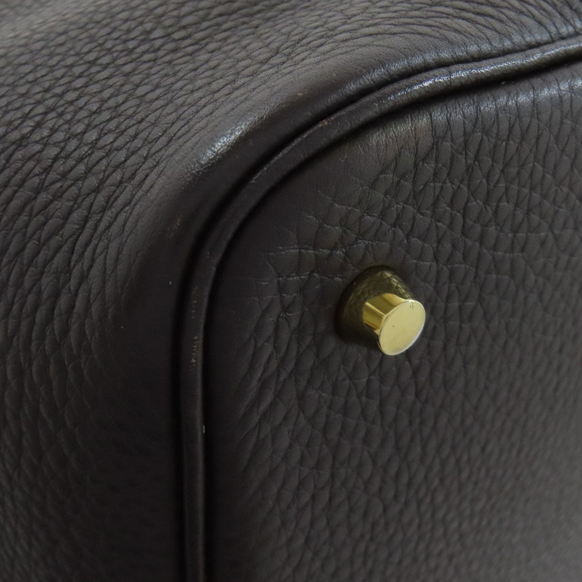 HERMES Picotin Lock MM GoldHardware Handbag Taurillon Clemence Ladies [Used]