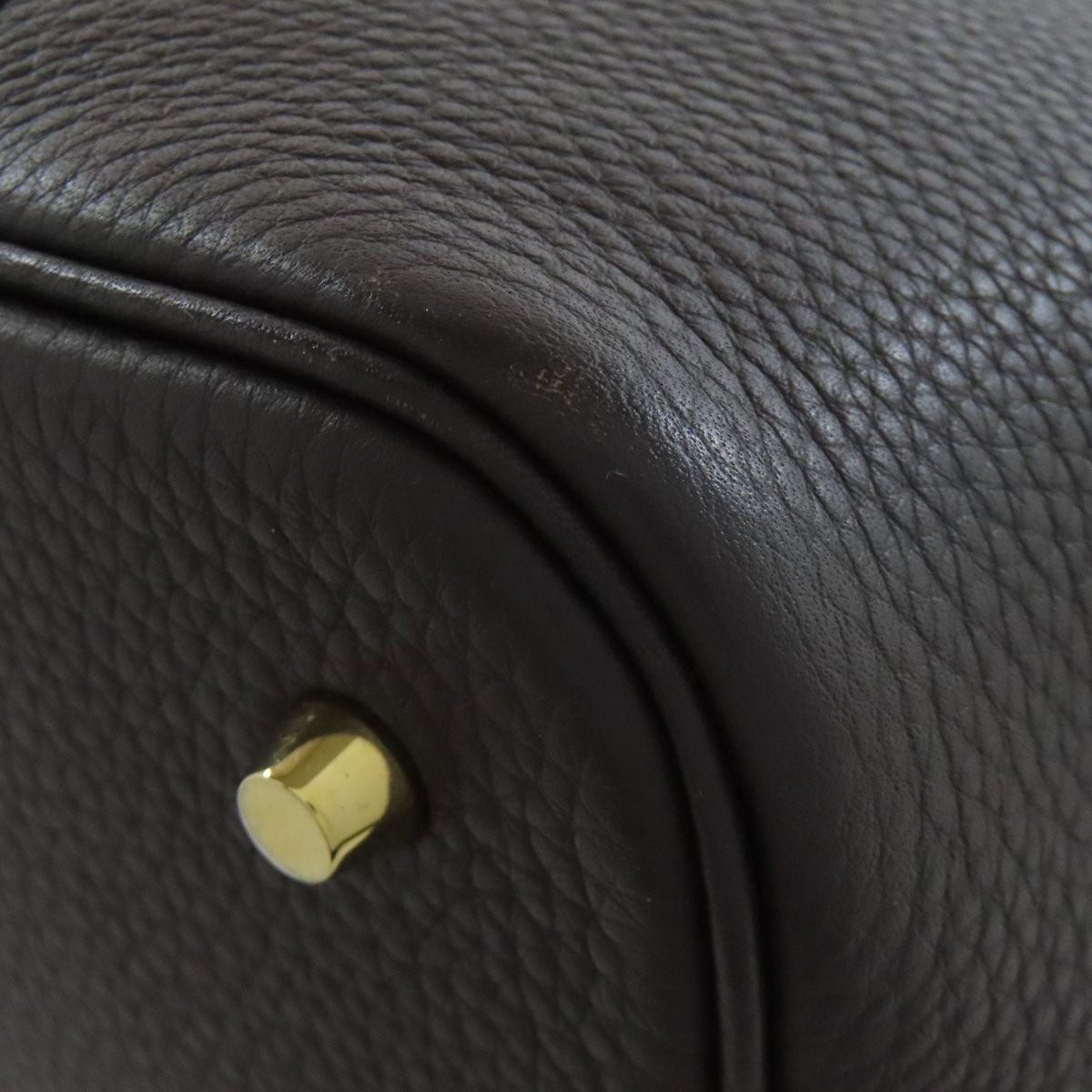 HERMES Picotin Lock MM GoldHardware Handbag Taurillon Clemence Ladies [Used]