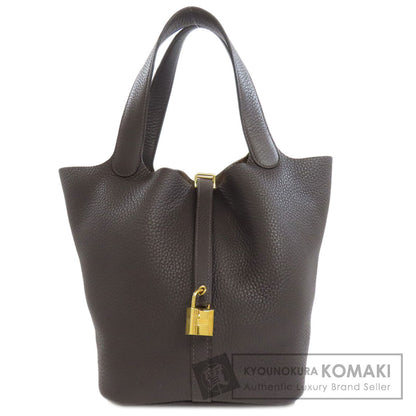 HERMES Picotin Lock MM GoldHardware Handbag Taurillon Clemence Ladies [Used]