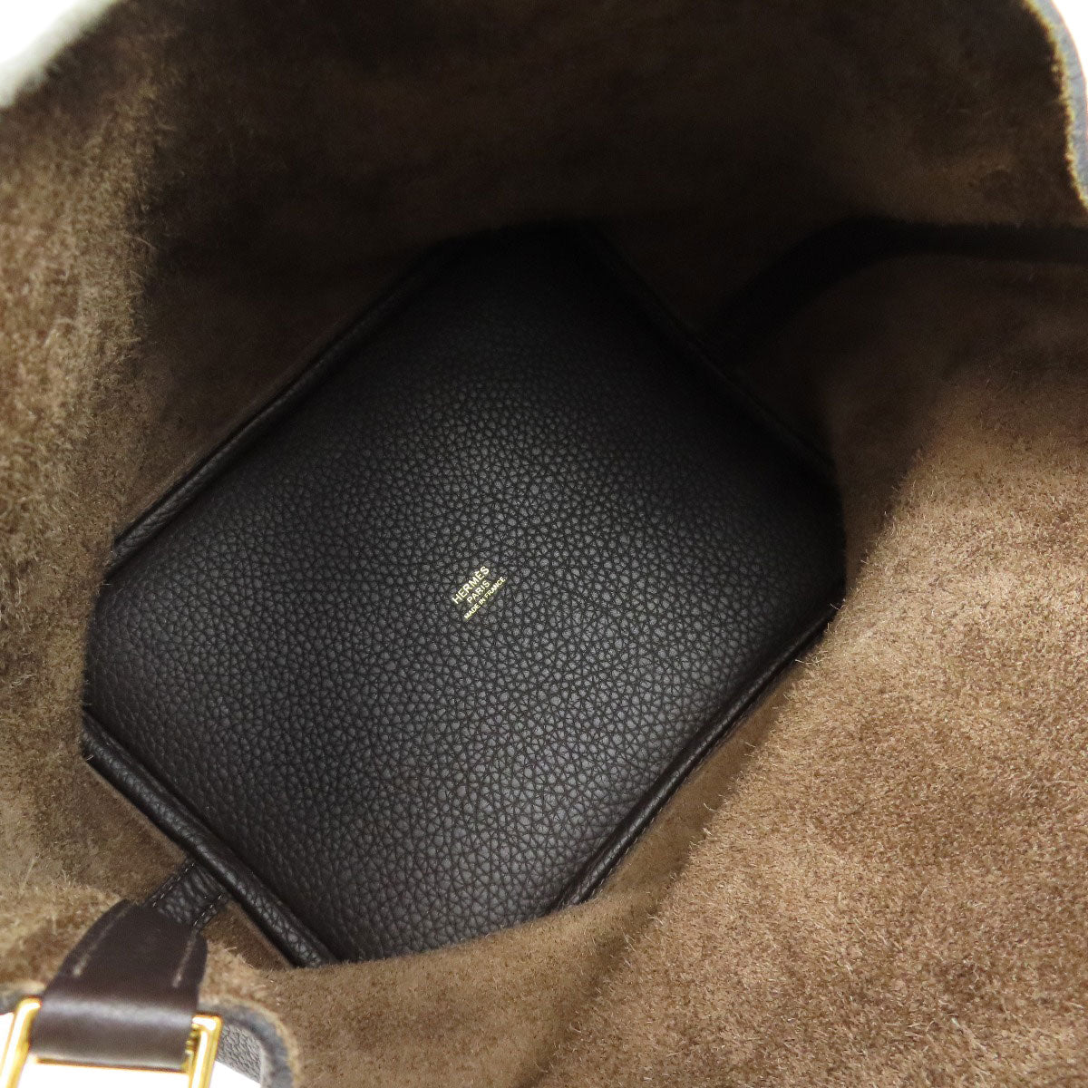 HERMES Picotin Lock MM GoldHardware Handbag Taurillon Clemence Ladies [Used]