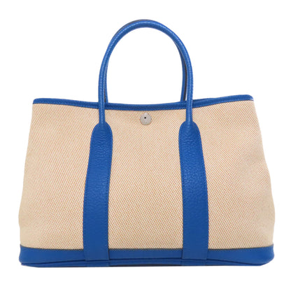 HERMES   Garden Party TPM SilverHardware Handbag  Tower ash Ladies [Used]