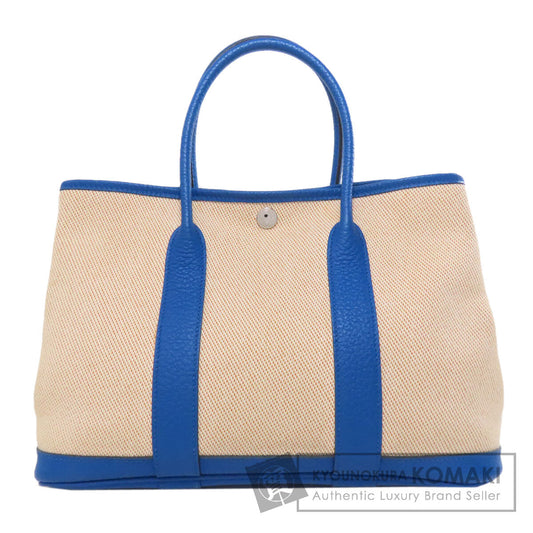 HERMES   Garden Party TPM SilverHardware Handbag  Tower ash Ladies [Used]