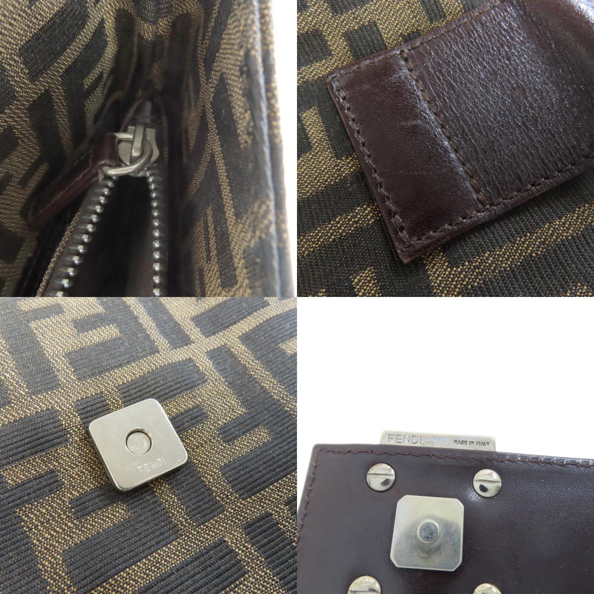 FENDI Mamma bucket Shoulder Bag Canvas Ladies [Used]