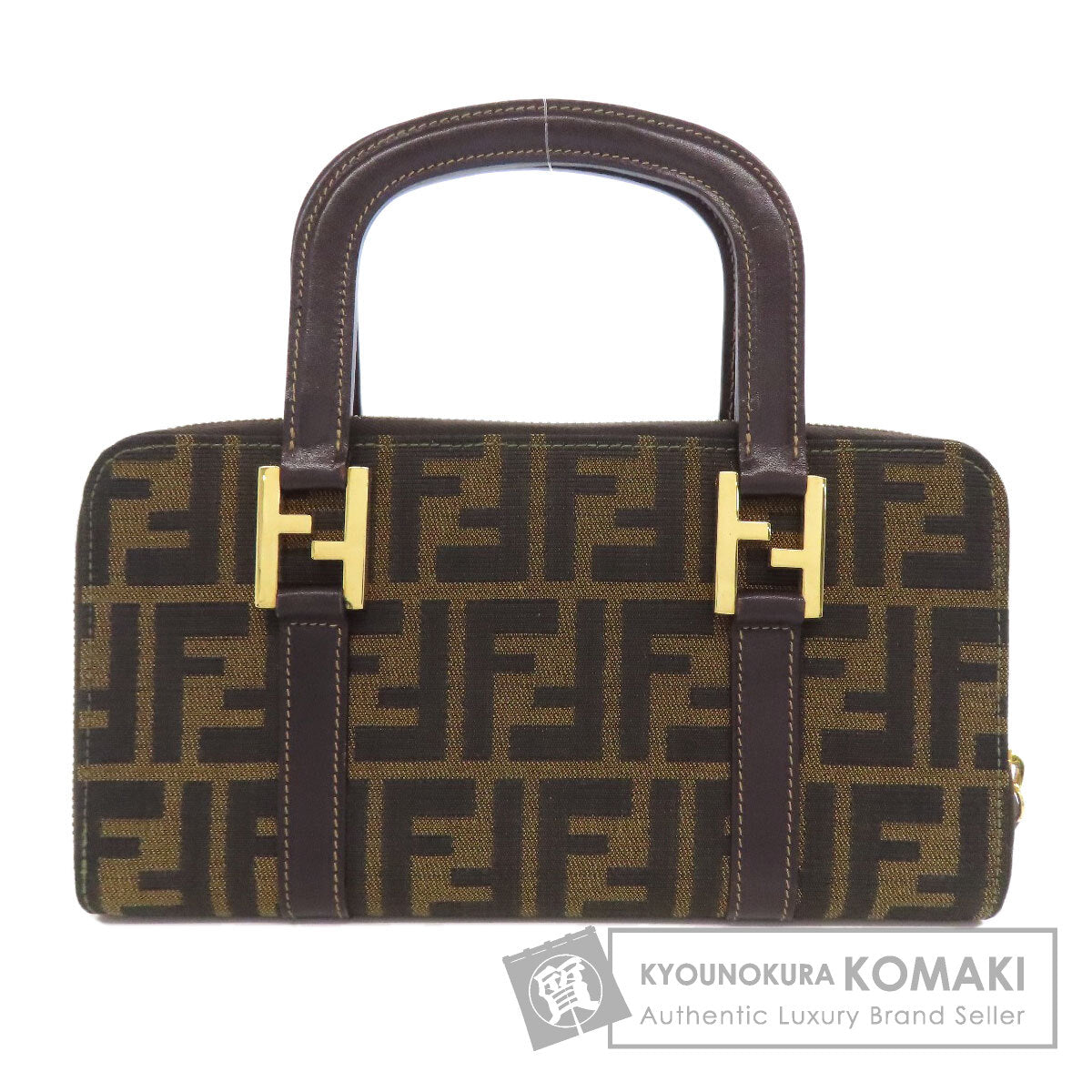 FENDI Zucca pattern Handbag Canvas Ladies [Used]