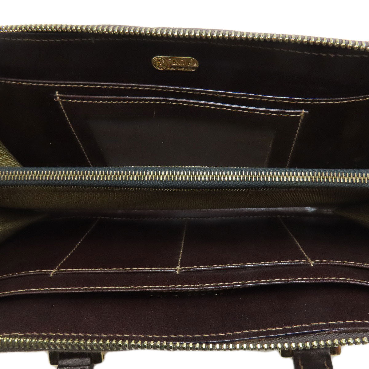 FENDI Zucca pattern Handbag Canvas Ladies [Used]