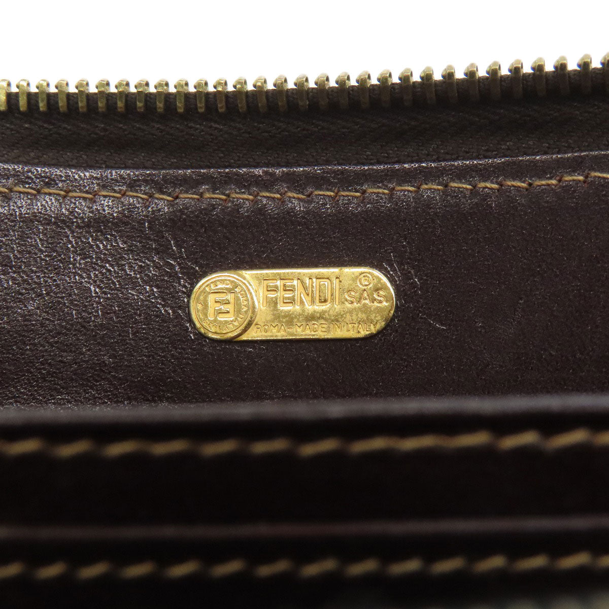 FENDI Zucca pattern Handbag Canvas Ladies [Used]