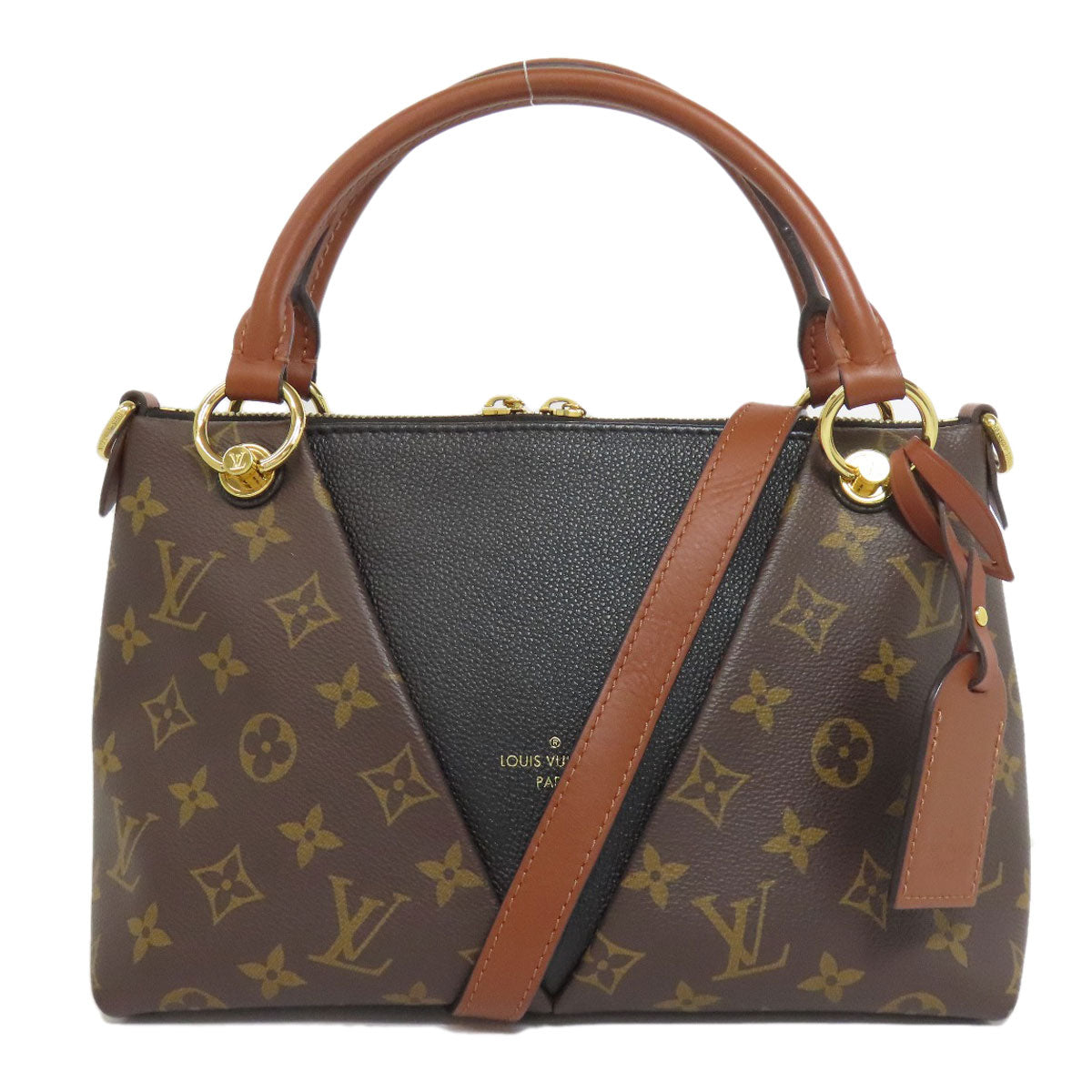 LOUIS VUITTON M43976 V tote BB Handbag Monogram canvas Ladies [Used]