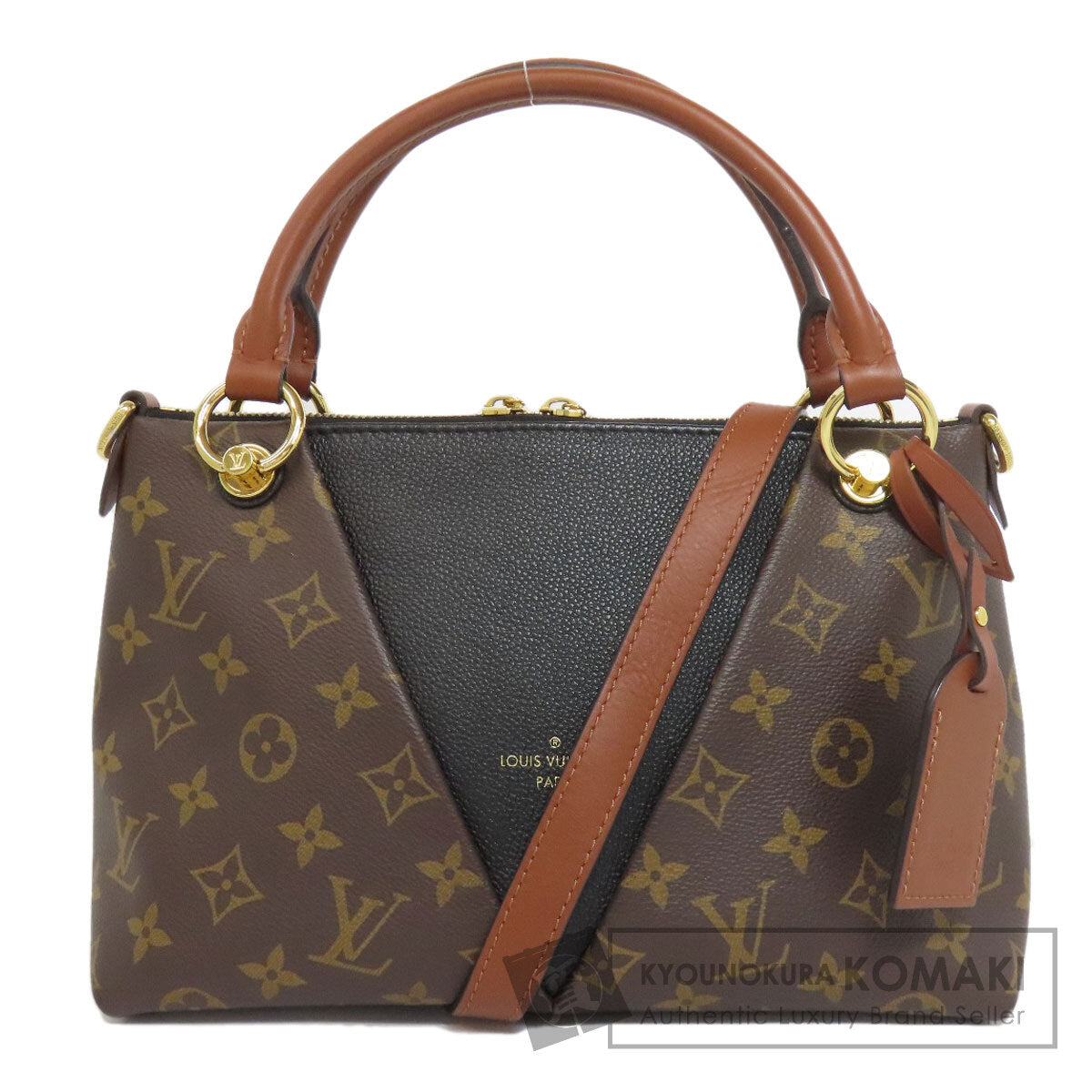 LOUIS VUITTON M43976 V tote BB Handbag Monogram canvas Ladies [Used]