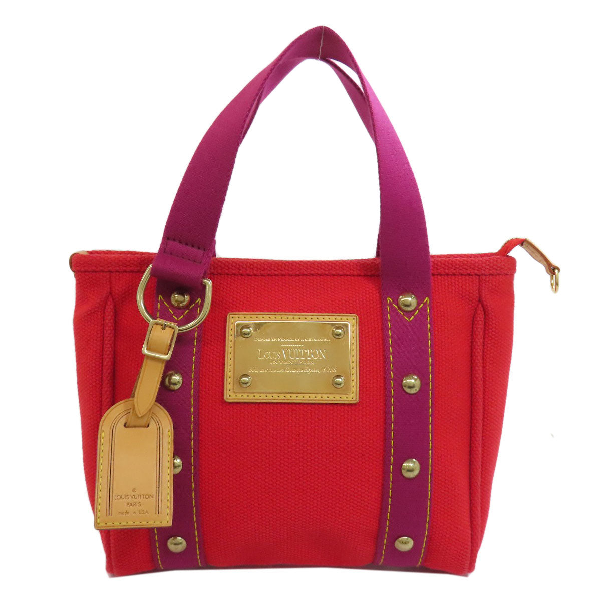 ルイヴィトン M40037 アンティグアライン カバPM ハンドバッグ キャンバス レディース 【中古】【LOUIS VUITTON】