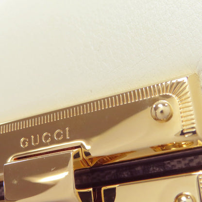 GUCCI 409487 Small Padlock GG Supreme Shoulder Bag PVC LeatherLadies [Used]