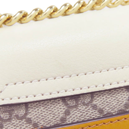 GUCCI 409487 Small Padlock GG Supreme Shoulder Bag PVC LeatherLadies [Used]