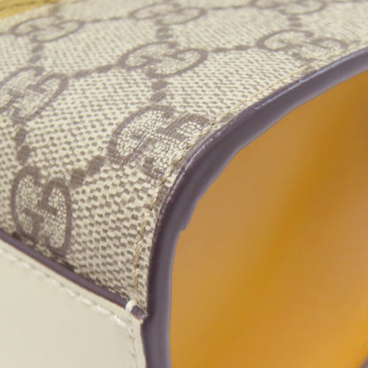 GUCCI 409487 Small Padlock GG Supreme Shoulder Bag PVC LeatherLadies [Used]