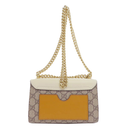 GUCCI 409487 Small Padlock GG Supreme Shoulder Bag PVC LeatherLadies [Used]