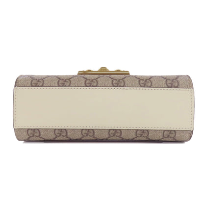GUCCI 409487 Small Padlock GG Supreme Shoulder Bag PVC LeatherLadies [Used]