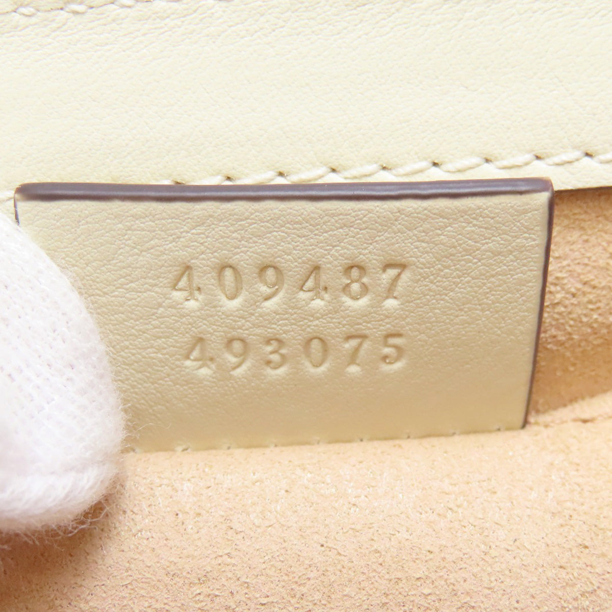 GUCCI 409487 Small Padlock GG Supreme Shoulder Bag PVC LeatherLadies [Used]