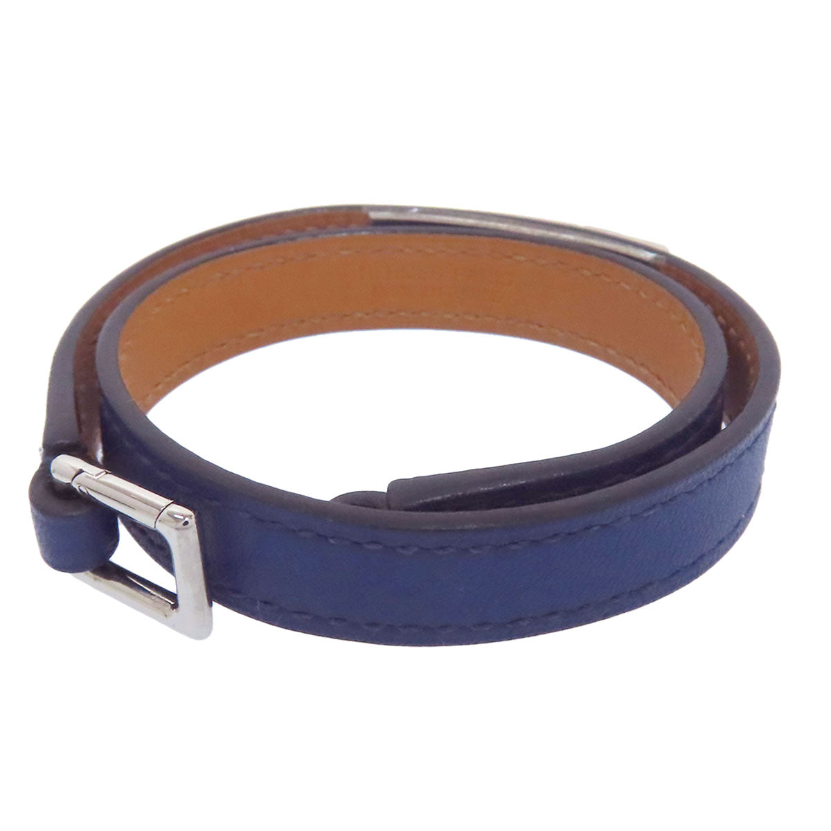 HERMES Rival de Brugur Bracelet Metal CalfLadies [Used]