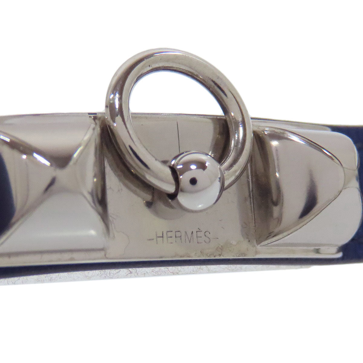 HERMES Rival de Brugur Bracelet Metal CalfLadies [Used]