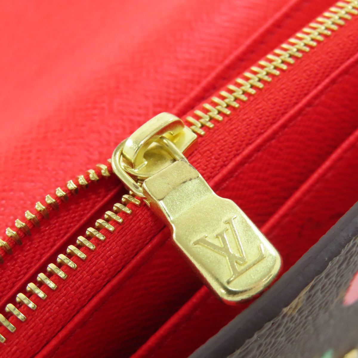 LOUIS VUITTON  M81980 Portefeiulle�ESarah Yayoi Kusama collaboration Long wallet (with coin pocket)  Monogram canvas Ladies [Used]