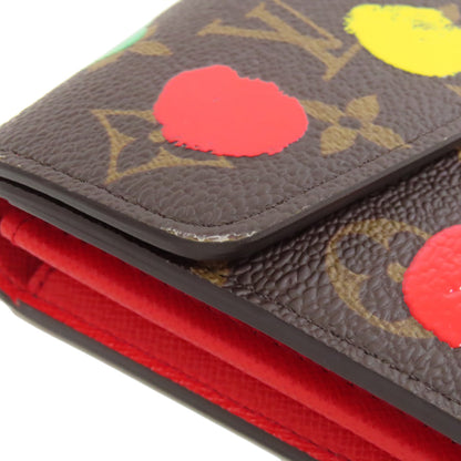 LOUIS VUITTON  M81980 Portefeiulle�ESarah Yayoi Kusama collaboration Long wallet (with coin pocket)  Monogram canvas Ladies [Used]
