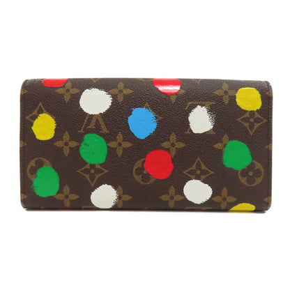 LOUIS VUITTON  M81980 Portefeiulle�ESarah Yayoi Kusama collaboration Long wallet (with coin pocket)  Monogram canvas Ladies [Used]